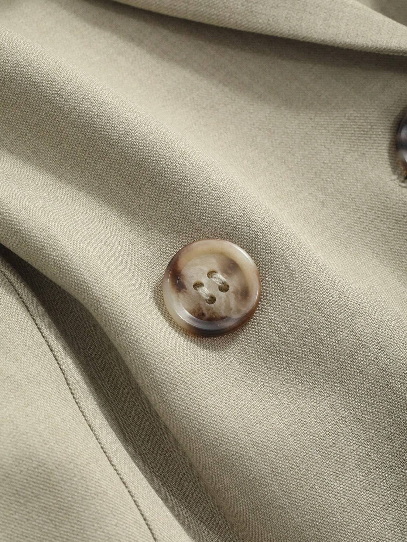 DAZY Women Two Pieces Short Sleeve Suit Jacket and Suit Pants Casual Loose Commute Set